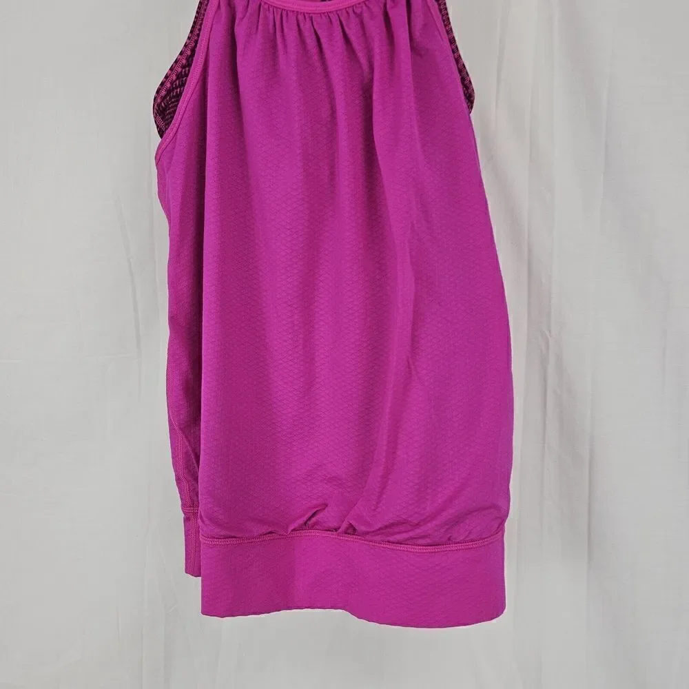 IVIVVA by LULULEMON Girls Magenta Pink Double Dutch Tank Top, Size 12
